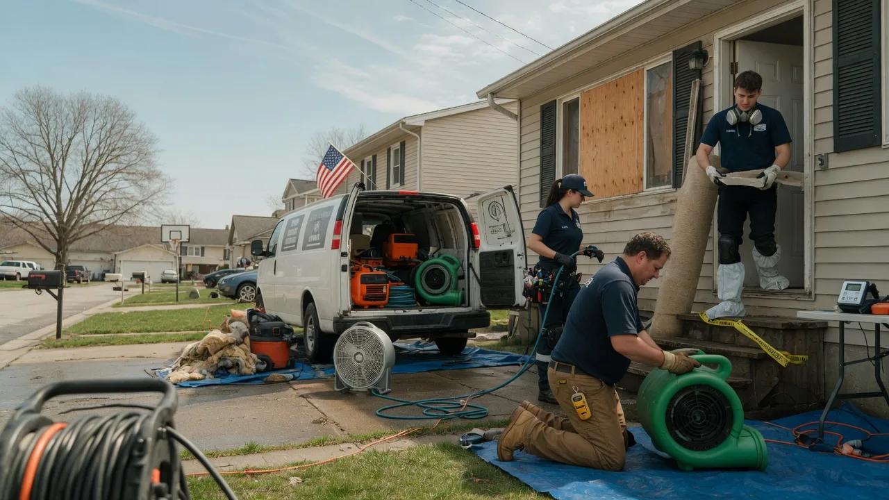 Water Damage Restoration in La Porte City, IA near me